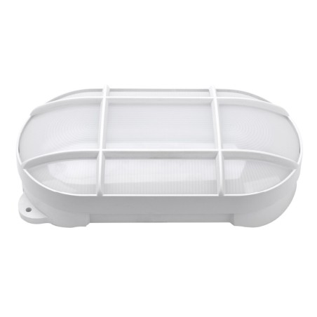 200205001 APLIQUE LED OVALADO CERCIS CON REJILLA 15W 6500K BLANCO GSC