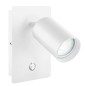 2076002 APLIQUE LED DE PARED BLANCO C-INTERRUPTOR GU10