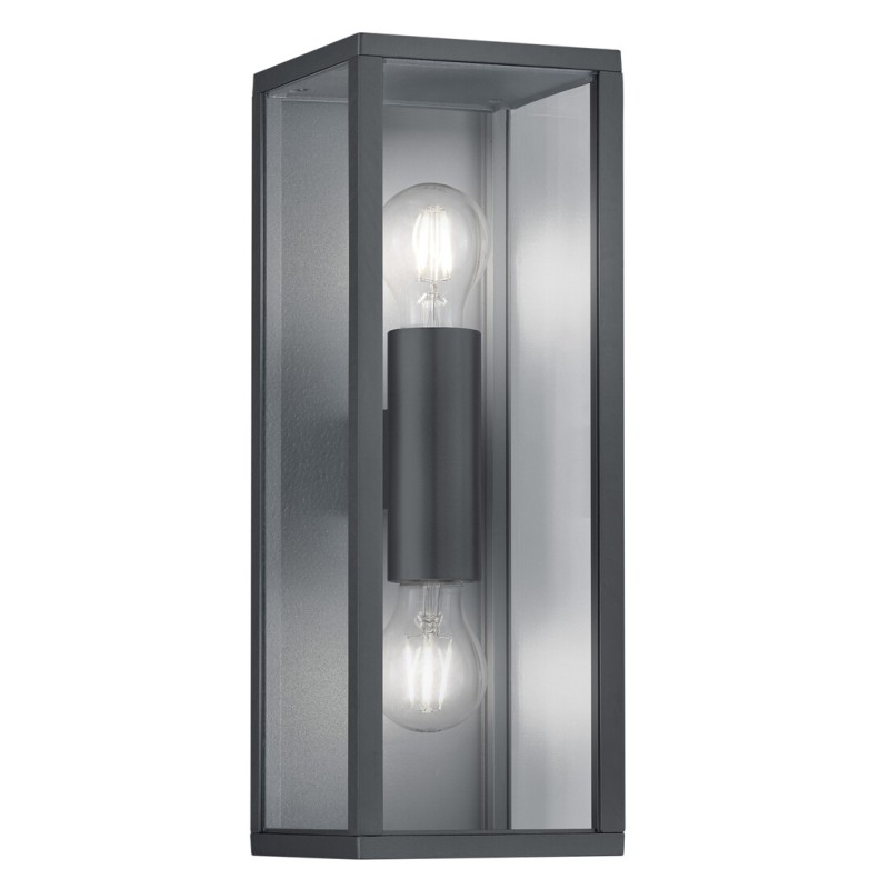 201860242 APLIQUE PARED CAJA ALUMINIO GARONNE 2xE27 IP44 TRIO 201860242 APLIQUE PARED CAJA ALUMINIO GARONNE 2xE27 IP44 TRIO