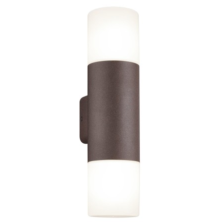 222260224 APLIQUE PARED ALUMINIO OXIDO HOOSIC 2xE27 IP44 TRIO