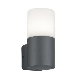 224060142 APLIQUE PARED ALUMINIO ANTRACITA HOOSIC E27 IP44 TRIO