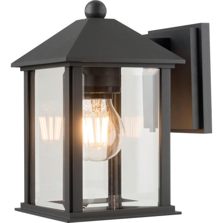 43211 APLIQUE DE EXTERIOR NEGRO ULES 1xE27 LEDESMA
