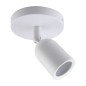 SLIP005040 LAMPARA DE FOCO PVC GU10 BLANCO SPECTRUM