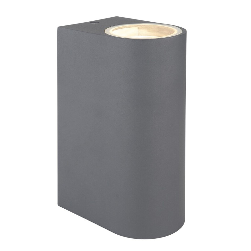 34163-2 APLIQUE EXTERIOR 2XGU10 35W ALUMINIO ANTRACITA IP44 VERONIKA GLOBO
