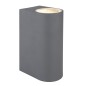 34163-2 APLIQUE EXTERIOR 2XGU10 35W ALUMINIO ANTRACITA IP44 VERONIKA GLOBO