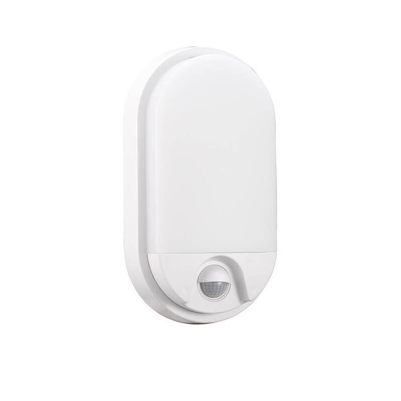 200205057 APLIQUE PARED OVALADO LED DOKO CON SENSOR MOVIMIENTO 15W 4000K BLANCO GSC