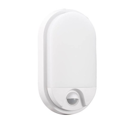200205057 APLIQUE PARED OVALADO LED DOKO CON SENSOR MOVIMIENTO 15W 4000K BLANCO GSC