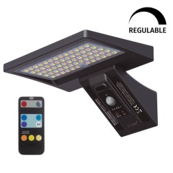 200210018 APLIQUE SOLAR LED GANDA REGULABRE 5W IP65 GSC