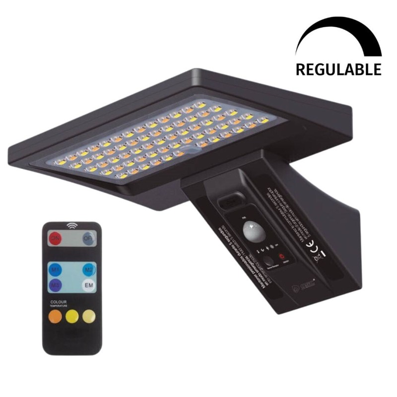 200210018 APLIQUE SOLAR LED GANDA REGULABRE 5W IP65 GSC 200210018 APLIQUE SOLAR LED GANDA REGULABRE 5W IP65 GSC