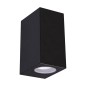 04019 APLIQUE EXTERIOR CUADRADO 2xGU10 2x12W IP54 Ø68 NEGRO GAMP STRÜHM 04019 APLIQUE EXTERIOR CUADRADO 2xGU10 2x12W IP54 Ø68 NEGRO GAMP STRÜHM