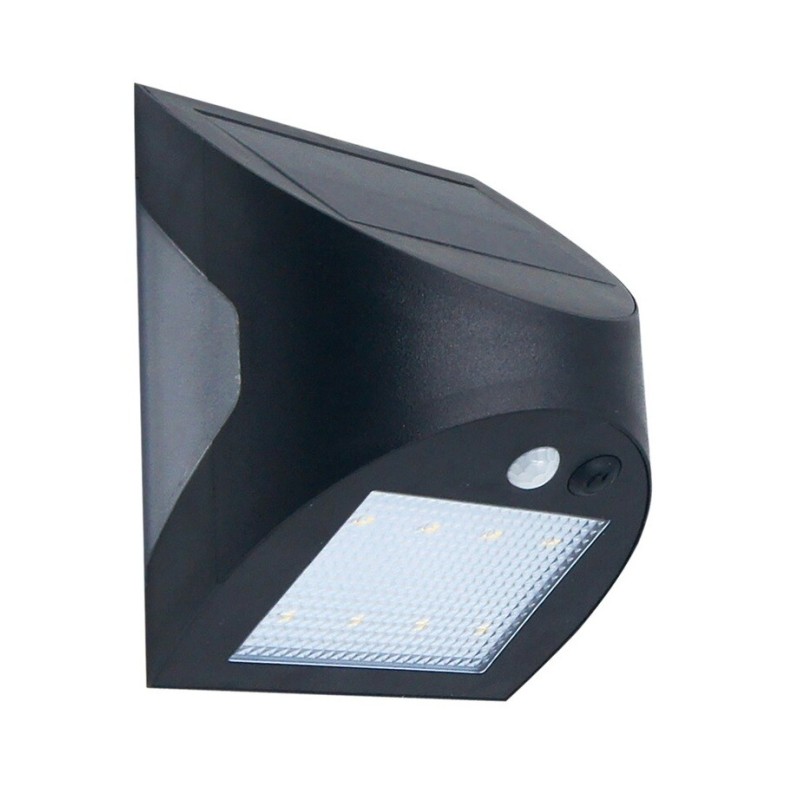 200210029 APLIQUE SOLAR 3W C-SENSOR CREPUSCULAR + MOVIMIENTO NEGRO 6000K GSC 200210029 APLIQUE SOLAR 3W C-SENSOR CREPUSCULAR + MOVIMIENTO NEGRO 6000K GSC
