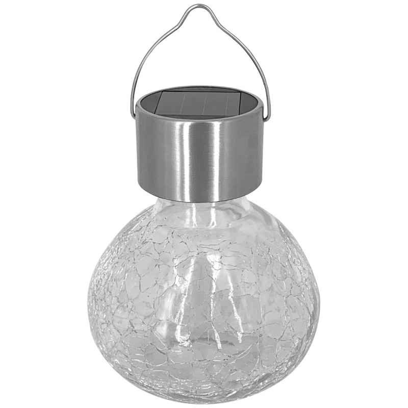 G2201 LAMPARA SOLAR BOMBILLA INOX GALIX