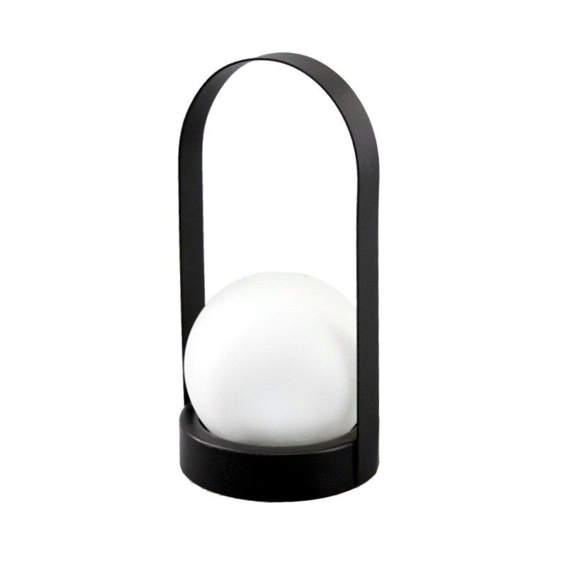 G2123 LAMPARA SOLAR PERLA C-ASA NEGRA GALIX