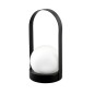 G2123 LAMPARA SOLAR PERLA C-ASA NEGRA GALIX