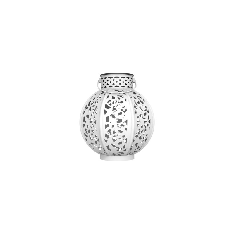 G2301 LAMPARA SOLAR BLANCA VINTAGE METALICA GALIX
