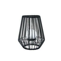 G2125-30 LAMPARA SOLAR JAULA 30cm C-BOLA METAL+POLIETILENO GALIX
