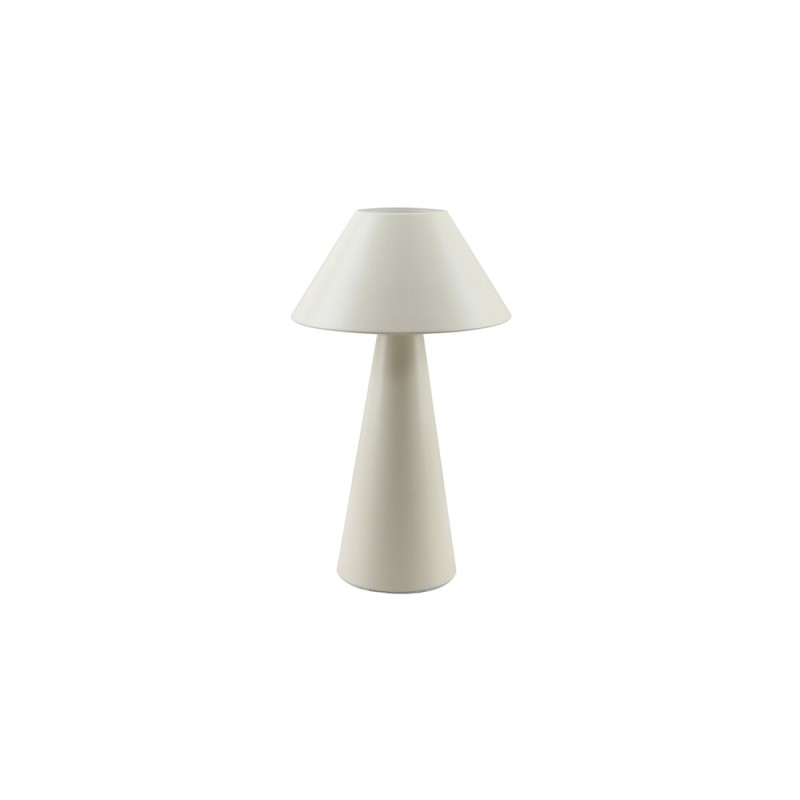 1950944-BL LAMPARA DE MESA 1xE27 TIPO SETA BLANCA EB