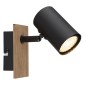 57905-1 FOCO TECHO LED 1xGU10 35W IP20 MADERA Y NEGRO LINCA GLOBO