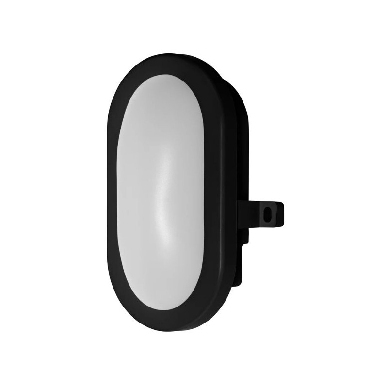 271647 APLIQUE LED EXTERIOR OVAL 6W 4000K NEGRO BULKHEAD LEDVANCE