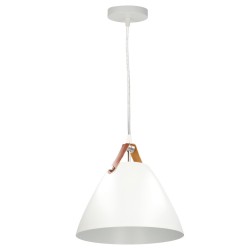 204400062 LAMPARA COLGANTE DIANZA E27 Ø270mm BLANCO GSC