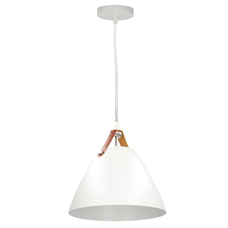 204400062 LAMPARA COLGANTE DIANZA E27 Ø270mm BLANCO GSC