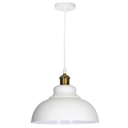 204400069 LAMPARA COLGANTE AKURE E27 Ø290mm BLANCO GSC
