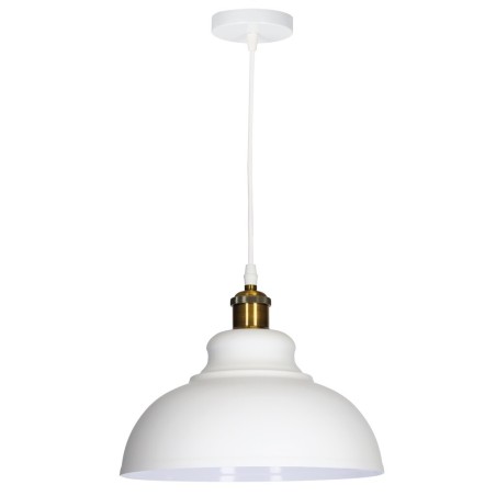 204400069 LAMPARA COLGANTE AKURE E27 Ø290mm BLANCO GSC
