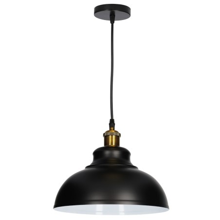 204400070 LAMPARA COLGANTE AKURE E27 Ø290mm NEGRO GSC