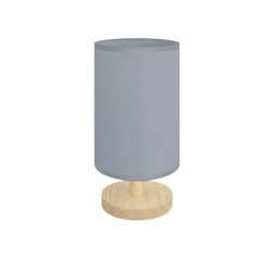 04799 LAMPARA DE SOBREMESA GRIS 1XE14 BELA STRUHM