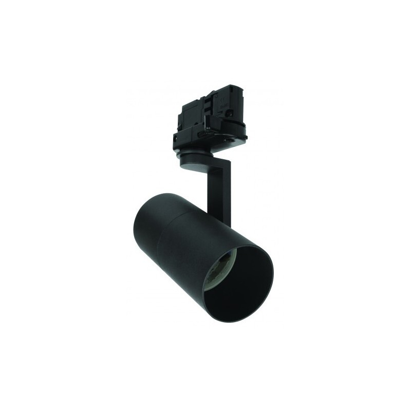 SLIP003007 FOCO CARRIL NEGRO 1xGU10 MADARA SPECTRUM