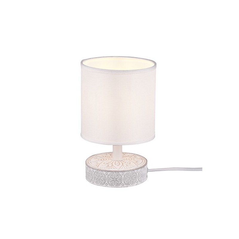 R50980101 LAMPARA SOBREMESA CERAMICA 1xE14 IP20 BLANCO MARIE TRIO R50980101 LAMPARA SOBREMESA CERAMICA 1xE14 IP20 BLANCO MARIE TRIO