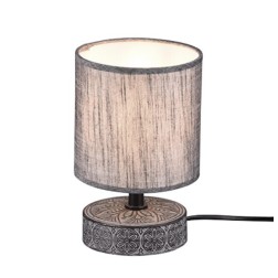 R50980111 LAMPARA SOBREMESA CERAMICA 1xE14 IP20 GRIS MARIE TRIO