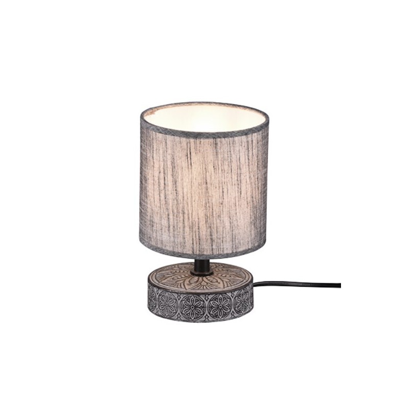 R50980111 LAMPARA SOBREMESA CERAMICA 1xE14 IP20 GRIS MARIE TRIO