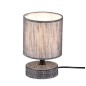 R50980111 LAMPARA SOBREMESA CERAMICA 1xE14 IP20 GRIS MARIE TRIO