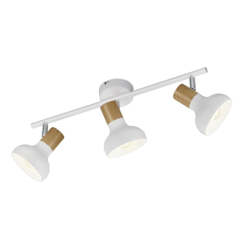 R81523031 REGLETA 3 FOCOS 3xE14 BLANCA LATIKA TRIO