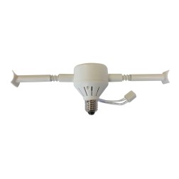 PORTATUBOS CIRCULAR ET-1 PARA TUBO DE 32W