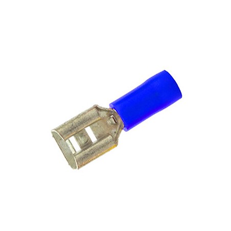RTFA 100ud TERMINAL HEMBRA AZUL 21 mm- P-MACHO 6,8 x 0,8 COPAIN