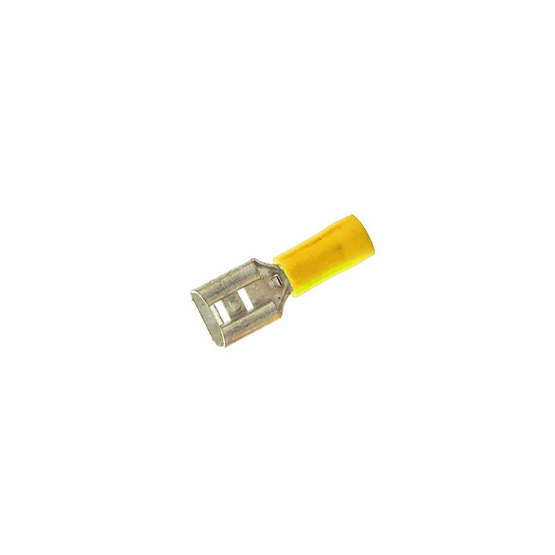 RTFY 100ud TERMINAL HEMBRA AMARILLO 25 mm- P-MACHO 6,3 x 0,8 COPAIN RTFY 100ud TERMINAL HEMBRA AMARILLO 25 mm- P-MACHO 6,3 x 0,8 COPAIN