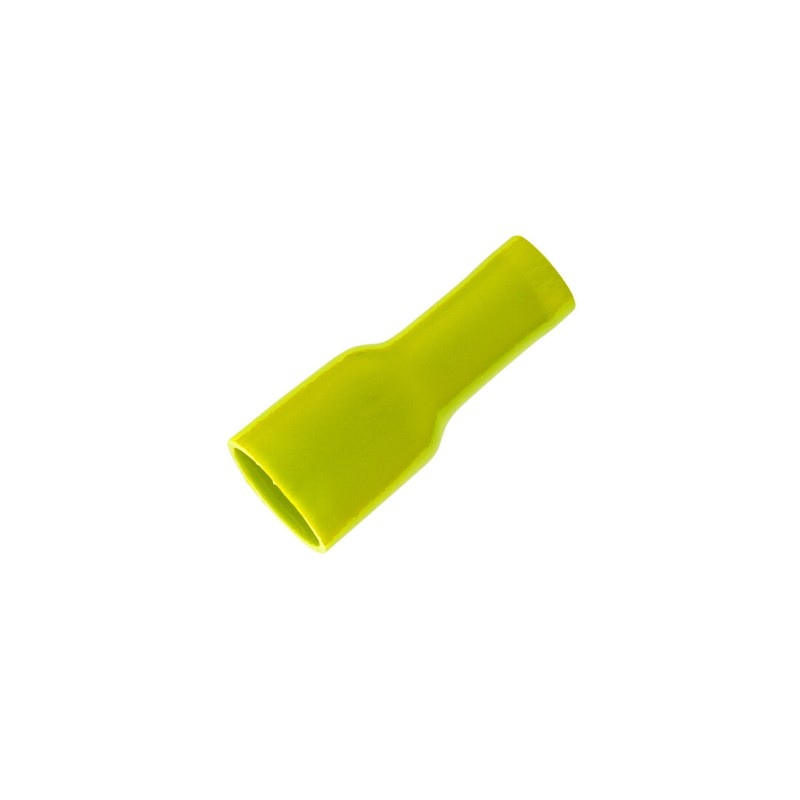 RTFYE 100ud TERMINAL HEMBRA AMARILLO 25 mm- P-MACHO 6,3 x 0,8 COPAIN