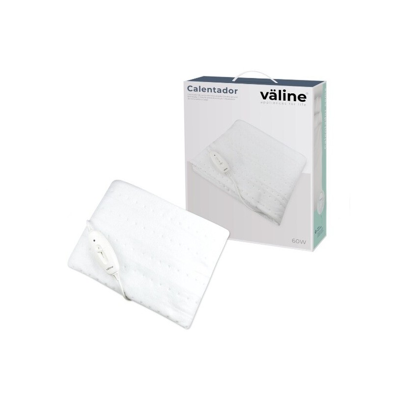 400060005 MANTA ELECTRICA SENCILLA BLANCA 60W 150x80cm VALINE