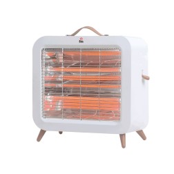 EV-700 ESTUFA HALOGENA BLANCA BARRAS DE CUARZO 700W FM