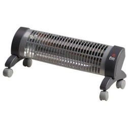2302-R ESTUFA CUARZO CON RUEDAS 1200W FM
