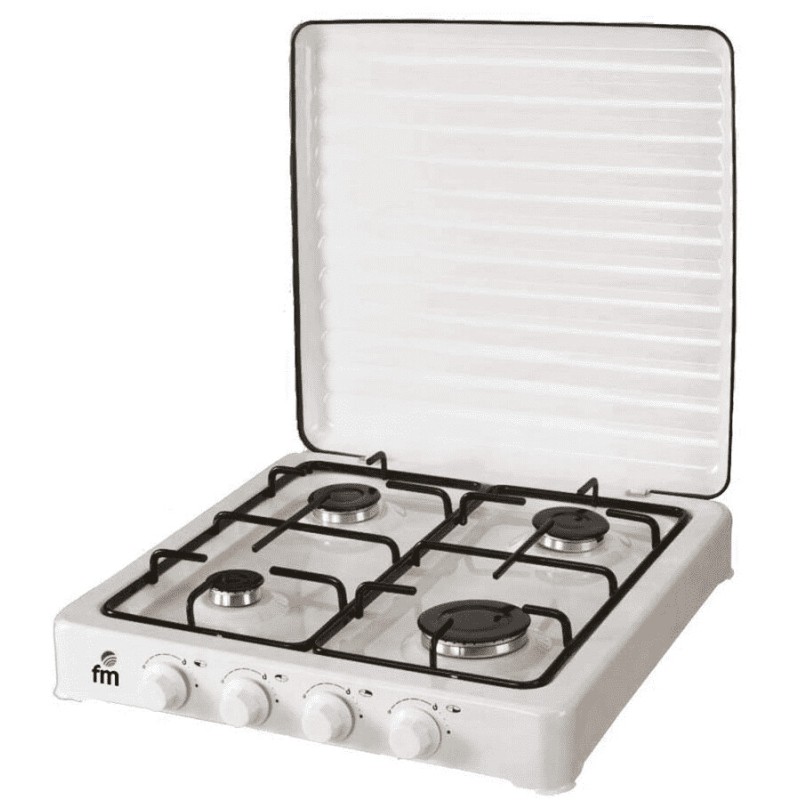 HG-400 COCINA A GAS DE EXTERIOR 4 FUEGOS CON TAPA FM
