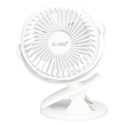 300010021 VENTILADOR SOBREMESA BLANCO C-PINZA 3W FUNE GSC