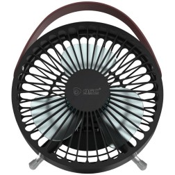 300010029 MINI VENTILADOR SOBREMESA USB 5W Ø14CM NEGRO TAPRI GSC