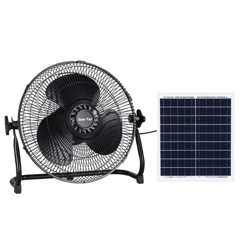2433426 VENTILADOR RECARGABLE SOLAR DE SUELO 15W F-BRIGHT