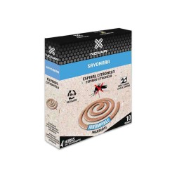 4063 PACK 10uds ESPIRAL CITRONELLA SAYONARA NOVAR