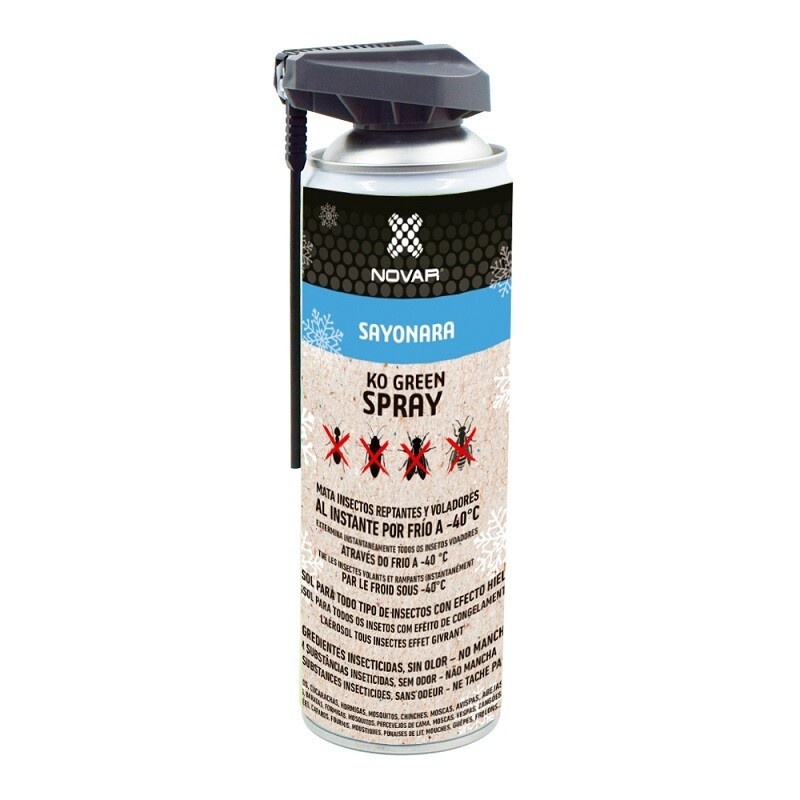 4754 500ml SPRAY CONGELANTE INSECTOS KO GREEN SAYONARA NOVAR