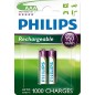 2 x PILA RECARGABLE AAA PHILIPS