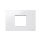 2700612-030 PLACA AMERICANA BLANCO 2 MODULOS